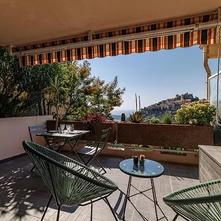 Les Balcons D - Avec Terrasse Vue Et Piscine * Eze